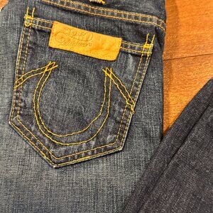 True Religion Becky Bootcut Jeans Women’s 27 Made in USA Dark Wash